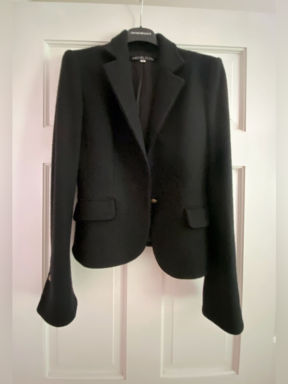 Black Women's Tailored Wool Blazer